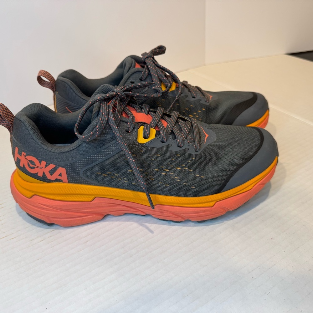 HOKA ONE ONE Women's Challenger ATR 6 Mesh Castlerock Camellia Trainers 9D US